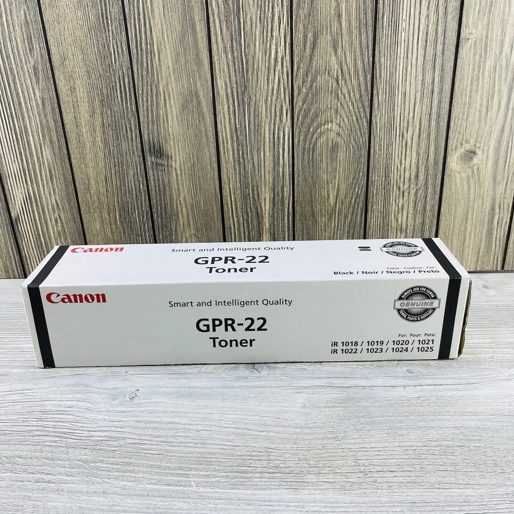 CANON GPR-22 BLACK TONER FOR IR-1018/1019/1021 FACTORY SEALED/Genuine